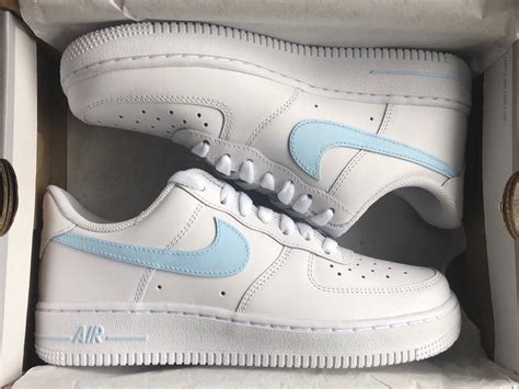 nike air force 1 dames licht blauw|nike air force 1 outfit.